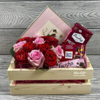 Подарочный набор с цветами «Жозефина»