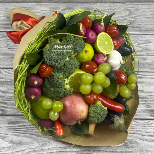 Букет из овощей и фруктов «Рататуй»