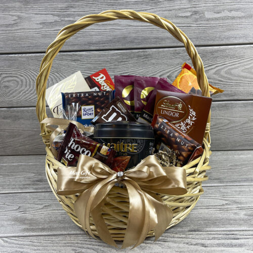 Подарочная корзина “Шоколадное ассорти”