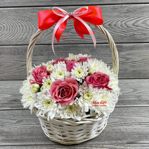Подарочная корзина с цветами «Фея»