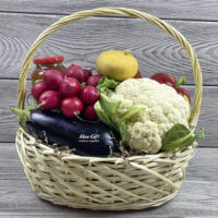 Корзина с овощами «Овощной микс»