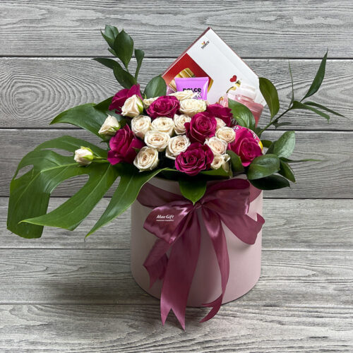Подарочный набор с цветами «Даша»