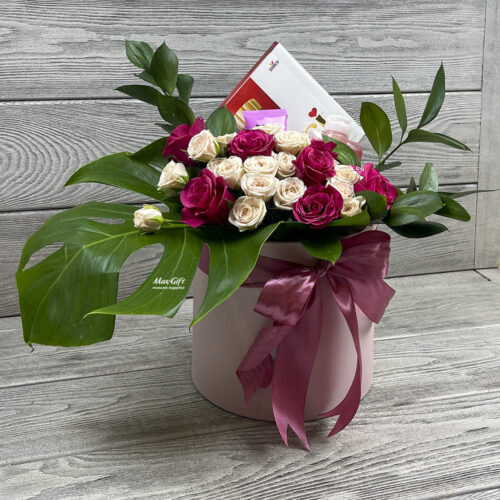 Подарочный набор с цветами «Даша»
