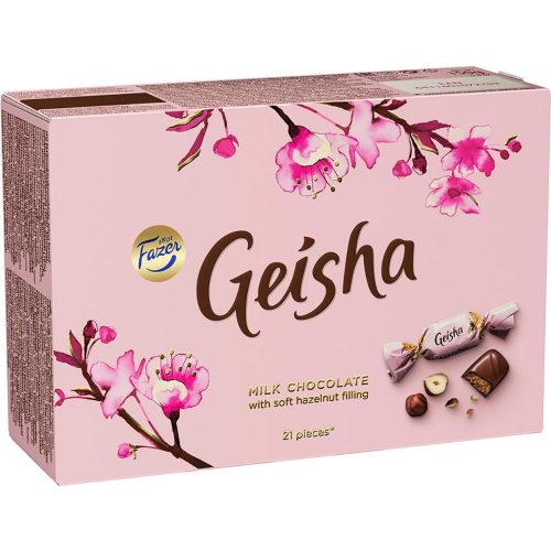 Шоколадные конфеты Fazer Geisha c тертым орехом