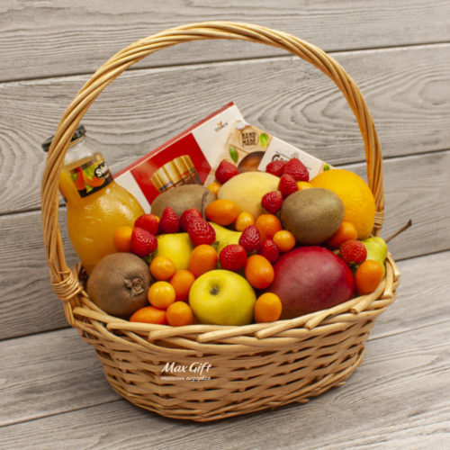 Подарочная корзина с фруктами «Мультисластёна»